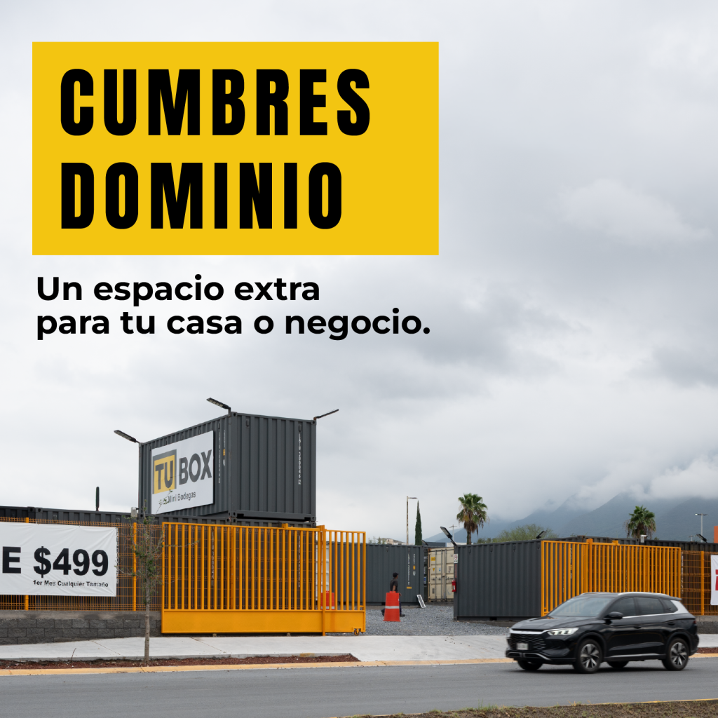 Tu Box Cumbres Dominio: un espacio extra para tu casa o negocio