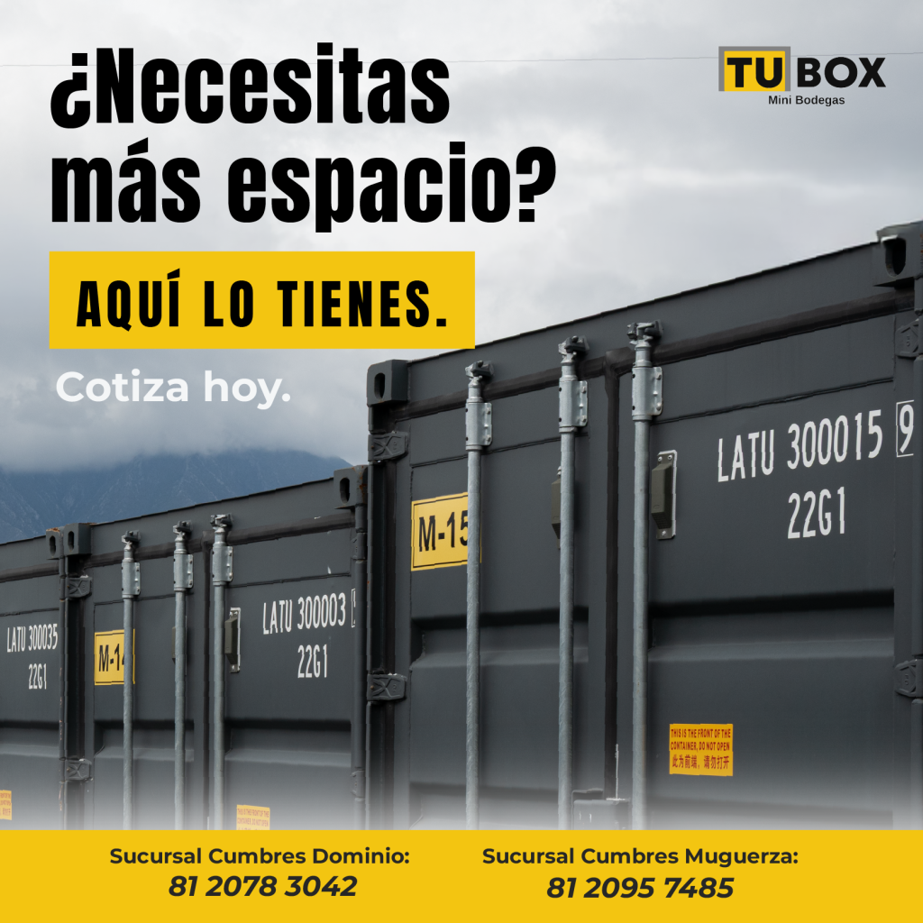 ¿Necesitas más espacio? Aquí lo tienes: Tu Box Mini Bodegas