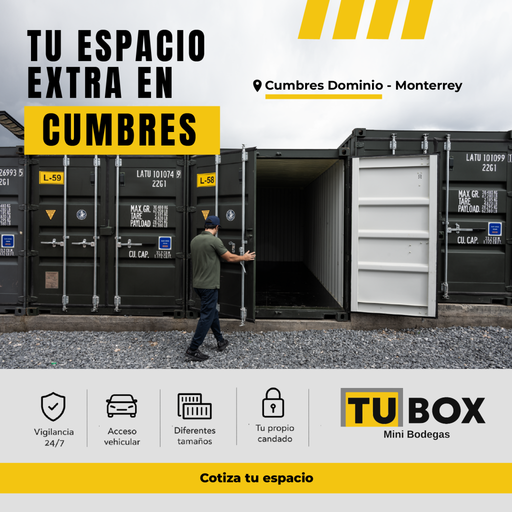 Tu espacio extra en Cumbres: Tu Box Mini Bodegas